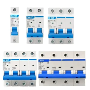Type D NXB-63 Miniature Circuit Breaker 1P 2P 3P 4P 1A-63A