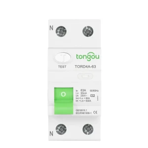 Type a RCBO Electromagnetic Residual Current Circuit Breaker 100a 2 4pole 300ma 6A 63A ELCB RCCB Type a RCD