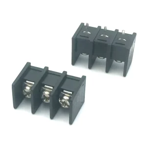 U111-9-9.5 PA66 Housing Barrier Terminal Block 9.5MM Spacing 9P Black American Standard Wire Fence Style