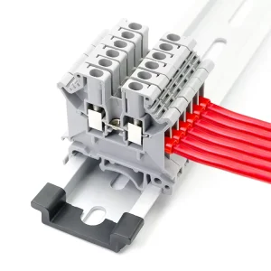 UK 3N 24-12 AWG 0.2-2.5mm Universal Plug Connector Wire Screw Type Electrical Din Rail Terminal Blocks Connector
