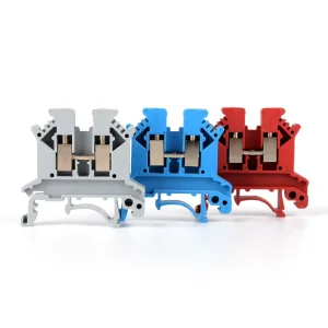 UK Din Rail Terminal Block Electric Wire Copper Conductor Terminal Blocks Connector With CE