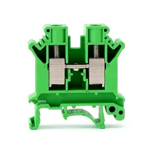 UK Series Terminal Block Direct Insertion Connection PVC Rail Type Terminal Block Flame Retardant Shell