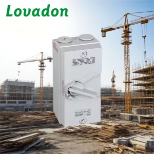 UKF IP65 1P 2P 3P 4P 20A 35A 63A 440V Waterproof Isolating Disconnect Switch