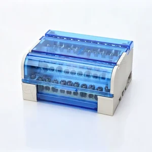 UKK 250V Distribution Junction Block Power Distribution Terminal Block For Electrical Panel Board And Switchgear