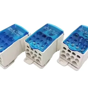 UKK 400A Spring Connection Industrial Power Distribution Box 1 11 Brass Contacts 2-Pole Terminal Blocks 690V Wire Junction Box