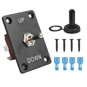 UP Down Momentary Toggle Switch Panel DPDT (ON) Off (ON) 15A 250V Reverse Polarity Switch for Linear Actuator Marine RV