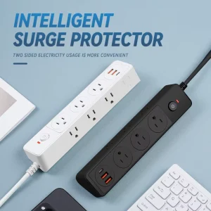 US Standard Pure Copper Multi Function Overload Protection Lightning Protection 1.5m Cable Extension Cord