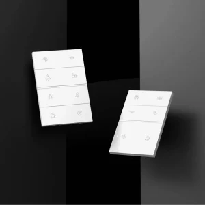 US Standard Smart Zigbee Switch Wall Light Switch APP Voice Control Durable Plastic Panel in White Grey for Home Hotel
