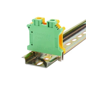 USLKG 10N Din Rail UK Earthing Terminal Block