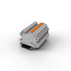 UUK-4K 4mm Feed Through Din Rail Terminal Block With Switch For Wire Connector TU4 and UK4 Series Replacement