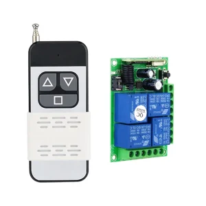 Universal 4-CHs 433MHz Wireless RF Remote Control Duplicator Garage Door Switch for Home Appliance Automation