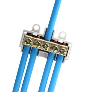 Universal Copper Wire Splitter Tin Plated Terminal Block 1.5-16mm Screw Clamp High Power Automotive Electrical Connector