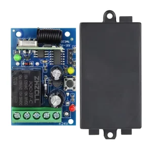Universal DC12V 1 Channel RF Remote Control Switch with 30m Range 315/433MHz Learning Code for Electric Door