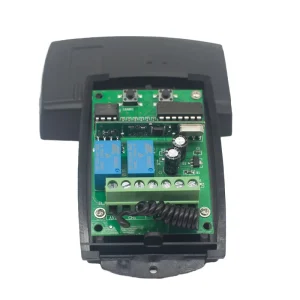 Universal Garage Door Gate Remote Control 2-Channel 433.92MHz RF Fixed Code Automatic Switch ABS 4 Buttons 100m Range