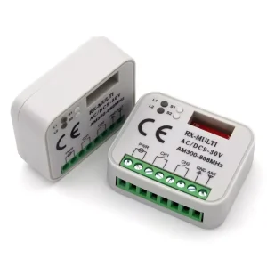 Universal Garage Door Remote Control Receiver 2 Channel 9 30V Rolling & Fixed Code Garage Door Remote Receiver