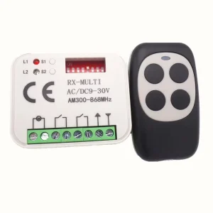 Universal Garage Remote Control Receiver MULTI RX 300-900MHz 9-30V Relay Module Automatic Command Transmitter