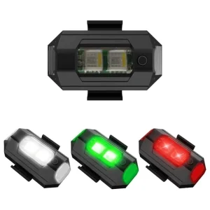 Universal LED Anti collision Warning Light Mini Signal Light Drone with Strobe Light 7 Colors Turn Signal Indicator Motorcycle