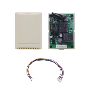 Universal Manufacturer Receiver 3 Channel Controller 433MHz Wireless RF Switch Opener AC/DC 9-24V Relay for Barrier Gate YET403