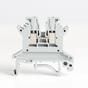 Universal UK 2.5B Feed Mounted Screw Connection 2.5mm PA66 Copper Contact 32A 800V Electric Din Rail Terminal Block