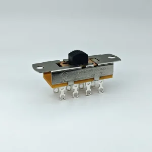 VDE CQC Certified Slide Switch SS-23L04 Heavy Duty 3A 250VAC DPDT 2P3T 8-Pin Copper Panel Mount Toggle Switch