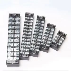 Various Sizes Available Cable Terminal Blocks TB2503 25A 600V Screw Feed Through Terminal Block Connector