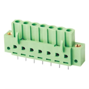 Vertical Female Pin Header 5.0 5.08mm Pitch Terminal Block with Flange Plug Terminal Blocks