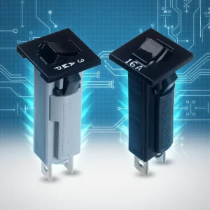 W 500mA Single Pole DC Breaker 32VDC 250VAC Thermal Sensitive Miniature Circuit Breaker 10x Rated Current Panel Mount
