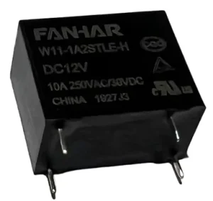 W11 1A2STLE H DC12V POWER RELAY 10A High Load Sensitive Coil Industrial Control PCB Mounting 16.7mA Plastic Sealed 1 Open