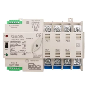 W2R 100 II 63A 4P 400V AC Automatic Transfer Switch ATS for Generator City Power