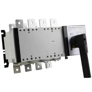 W3 630A Changeover Switch 630A 3 Phase 400V Ultra low Temperature Rise for Industrial Loads
