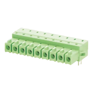 WANJIE WJ15EDGAG 3.5 Plug-in Copper Industrial Terminal Block 3.5mm Pitch 300V/8A Push-In Connection Pluggable PCB