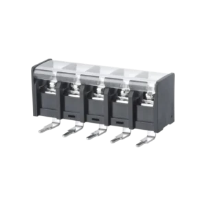 WANJIE WJ58R Angled 10.0mm Pitch PCB Terminal Block 300V 20A 22-12AWG Screw Terminal Block Barrier Terminal Block With Cover