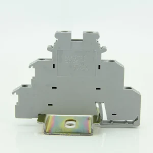 WDIKD1.5 UK Series Multi-Level Screw Terminal Block with Brass Contacts 5-10 AWG Conductor for Industrial Use