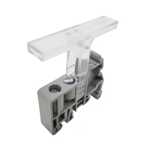 WE UK Marker Clip Terminal Block Connector with Marker Carrier Holder Din Rail Solution for Electrical Wiring