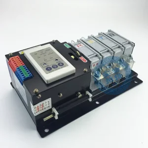 WHK 63N2 10A 4P Automatic Transfer Switch with Smart Controller 6kA ATS Changeover for Generator Home Emergency Backup
