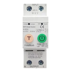 WIFI Intelligent Smart Circuit Breaker Tuya App Power Monitor Light Switch