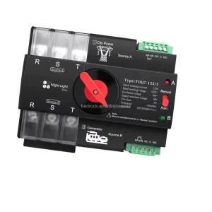 WIFI Smart 230V Circuit Breaker RCBO 4P Dual Power Automatic Transfer Electrical Selector Switch 2P ATS Circuit Breaker