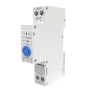WIFI Smart Switch Power Metering Mobile Phone Remote Control Industrial MCB Timer Relay Protection 1p+N