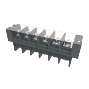 WJ10L 27.0 Double Row 27.0mm Pitch 600V 170A 10-2/0AWG With Fixing Screw on Side Barrier Terminal Block With Fixed Cover