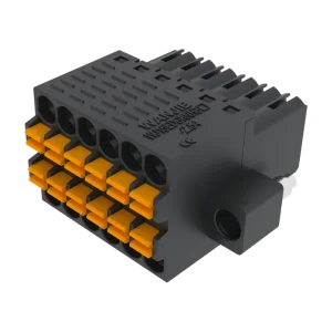 WJ15EDGKNHBM 2.54 Plug-in Terminal Block 2.54mm Pitch 150V 5A 30-20AWG Pluggable PCB Terminal Block