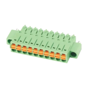 WJ15EDGKNM-3.5/3.81 Industrial Copper Plug-In Terminal Block 3.5/3.81mm Pitch 300V/8A 24-16AWG Pluggable PCB