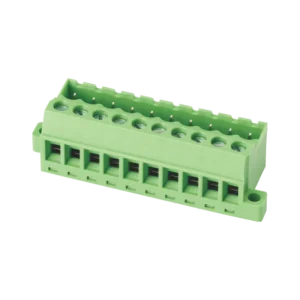 WJ2EDGGB 5.08 Plug in Copper Industrial Terminal Block 5.08mm Pitch 300V 15A Pluggable PCB 28 12AWG 2P 24P