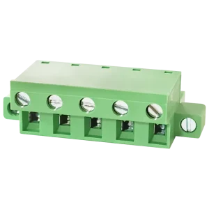 WJ2EDGKCM-7.62 Plug-in Copper Industrial Terminal Block 7.62 mm Pitch 300V/15A Pluggable PCB Terminal Block