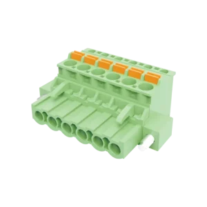 WJ2EDGKDAM-5.0/5.08 Plug-in Copper Industrial Terminal Block 5.0/5.08mm Pitch 300V/10A Pluggable PCB Terminal Block