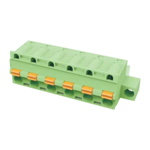 WJ2EDGKDM 7.5/7.62 Plug-in Copper Industrial Terminal Block 7.5/7.62 mm Pitch 300V 10A Pluggable 28-12AWG 2P-24P PCB