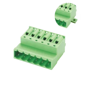 WJ2EDGKDR 5.0/5.08 Plug-in Copper Industrial Terminal Block 5.0/5.08mm Pitch 300V/10A Pluggable PCB Terminal Block