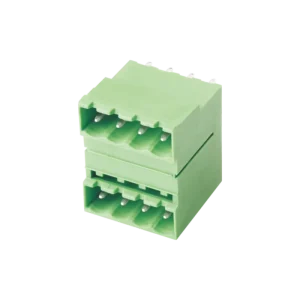 WJ2EDGVH 5.0 5.08 Plug in Copper Industrial Terminal Block 5.0 5.08mm Pitch 300V 15A Pluggable PCB 2X(2P-24P)