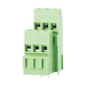 WJE2K500B 5.0 WJE2K508B 5.08 300V 15A 2.5mm Pitch 5.0 5.08mm PCB Screw Terminal Block 2X2P 2X3P Connector CUL CE ROHS