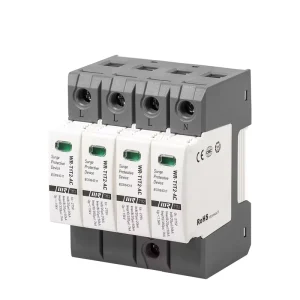 WRDZ WR-T1T2-AC 4P 50kA Surge High Power Protective Device Surge Protector Power 275v/385v SPD