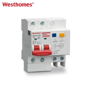 WSB1LE 80 2P 16A 63A AC Residual Current Miniature Earth Leakage Circuit Breaker (RCCB RCBO ELCB) Copper Household Industrial